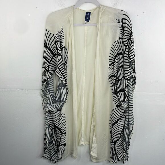 Kaftan Duster Boho cardigan beach cover up M/L - Picture 1 of 8